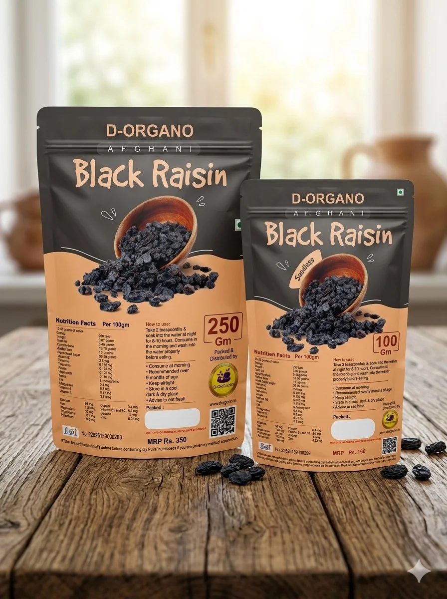 Afgani Black Raisin Origin Seedless